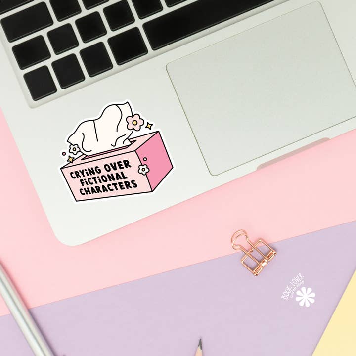 Book Lover Merch Shop - Wholesale Sticker - Crying Over Fictional Characters Stickers / Bookish Stickers1