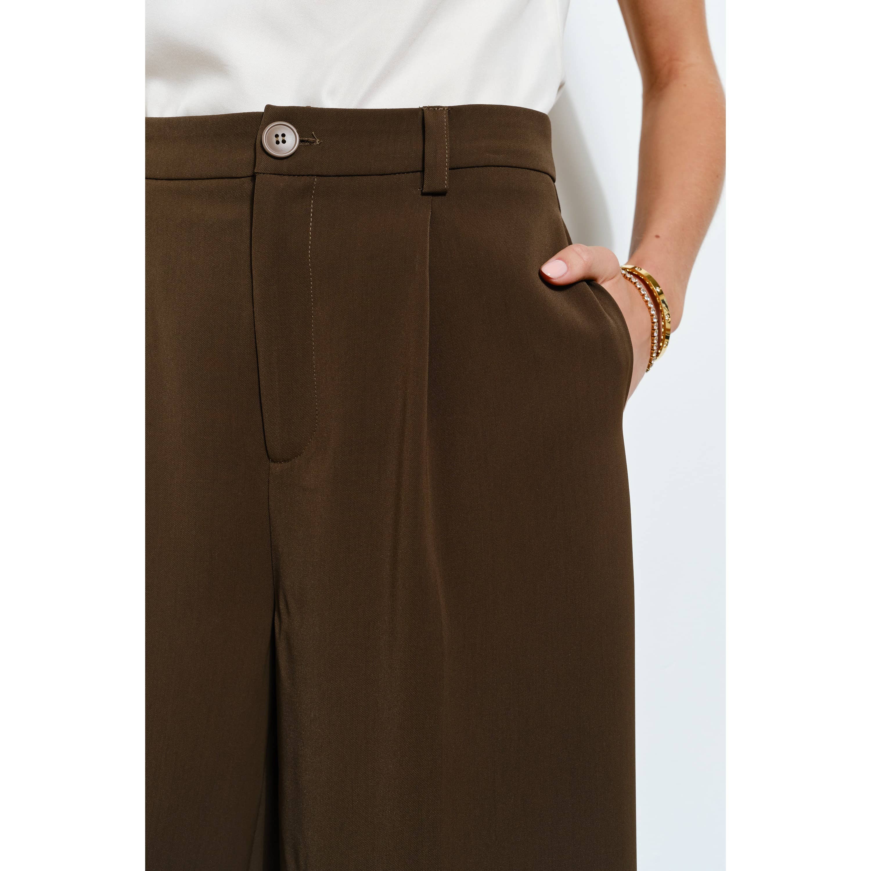 INA - Vente Pantalon – femme - Pantalon large taille haute sur mesure7