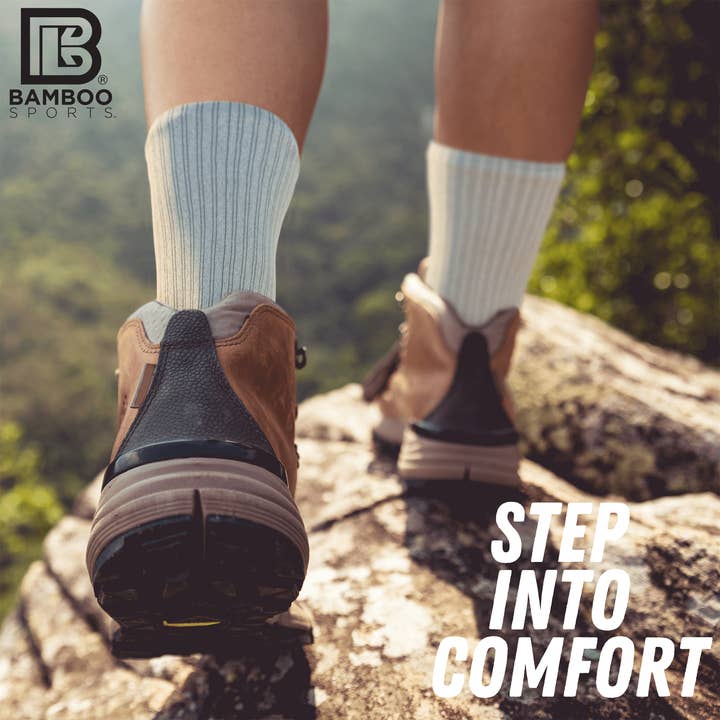 Bamboo Sports - Vendita all'ingrosso Calzini - Uomo - Calzini Premium Bamboo Rayon Crew31