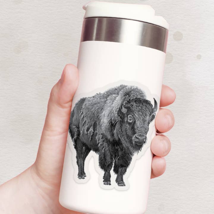 Pen On Paper Co - Wholesale Sticker - Bison Sticker - Dishwasher Safe