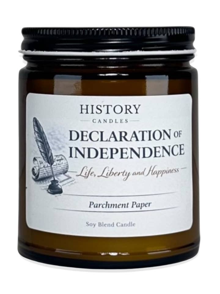 Declaration of Independence - History Candle – Parchment for wholesale by History Candles