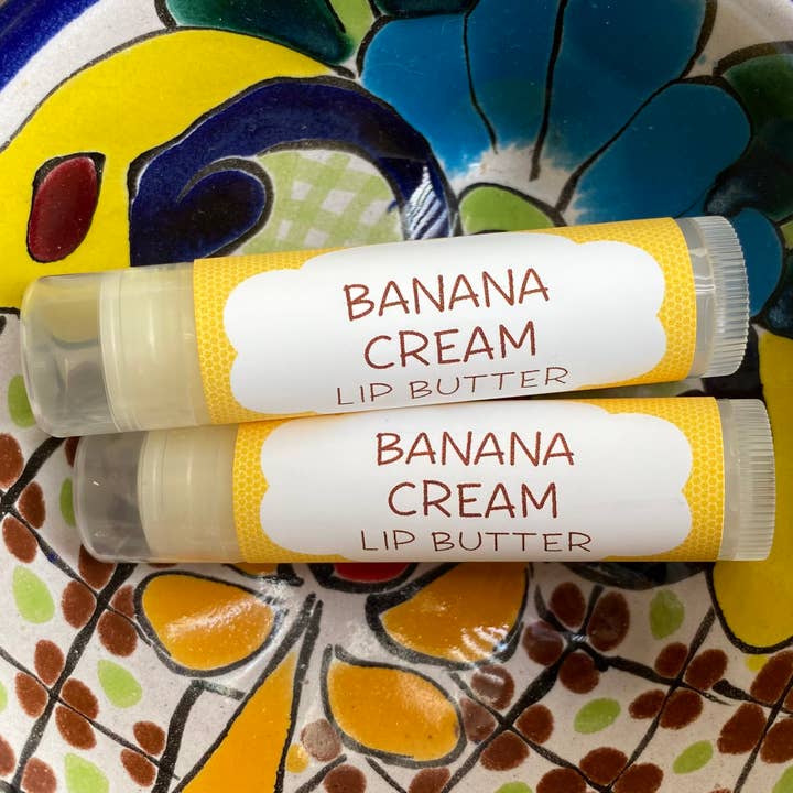 Banana Cream Lip Butter ~ Lip Balm for wholesale by Enough Body