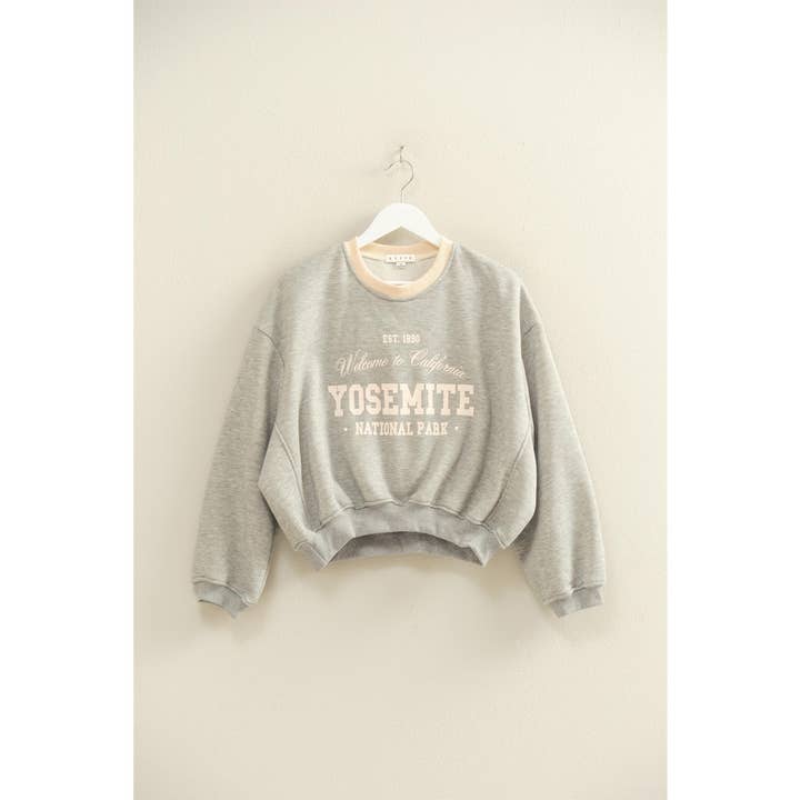 HYFVE - Wholesale Sweatshirt - Women's - Vintage-Inspired Yosemite Crewneck Top1