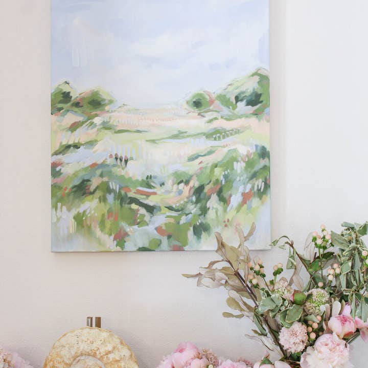 Lingering Light Vertical Print for wholesale by Elizabeth Sage Art