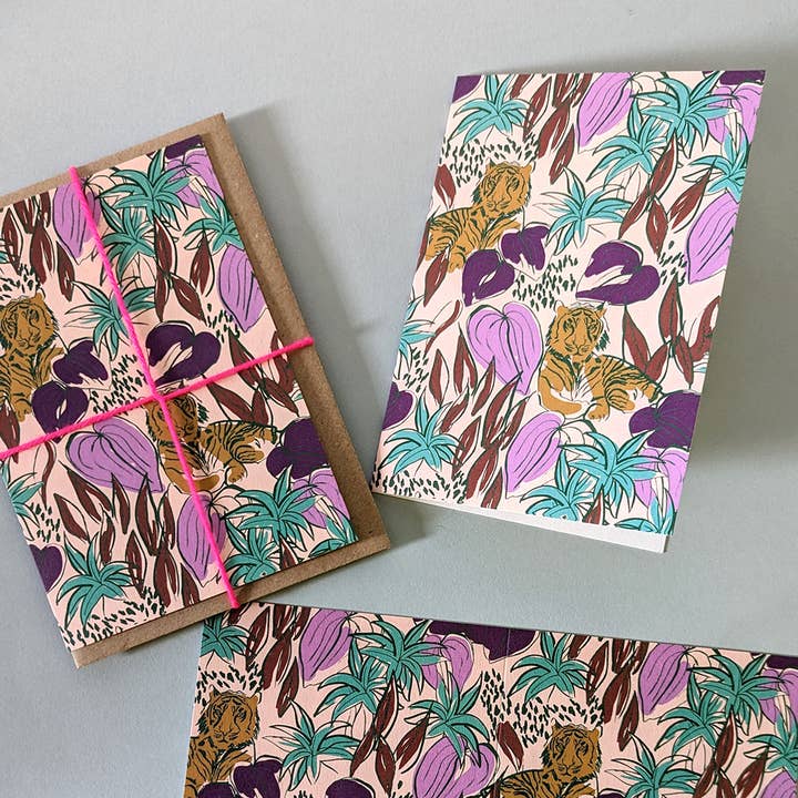 Bengal postcard for wholesale by Sonia Talbi Papiers (é) Motifs