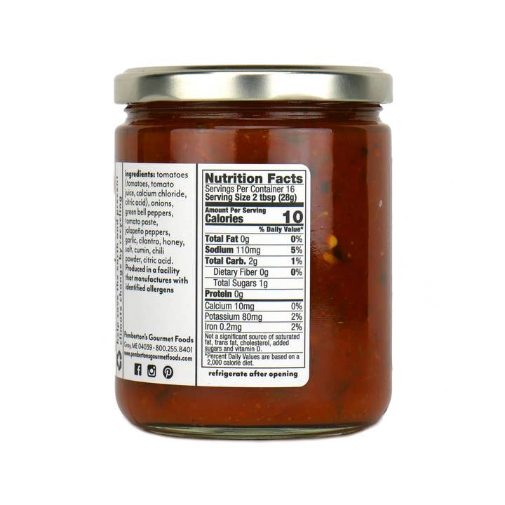 Pemberton's Gourmet Foods - Wholesale Salsa - Pemberton's Red Tomato Salsa1