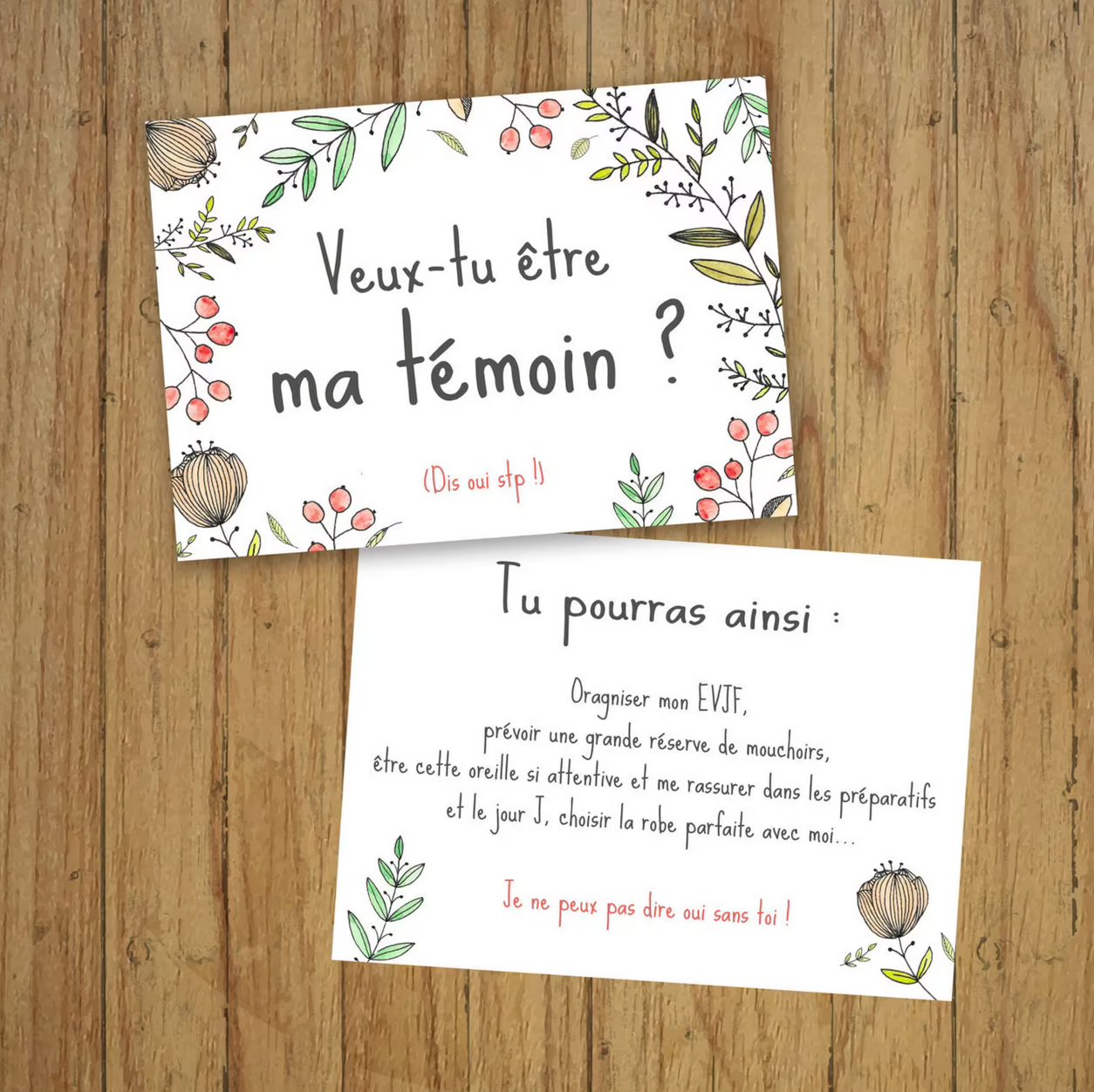 Créa-graphic - Wholesale Wedding Card - Wedding witness card, do you want to be my witness, country0