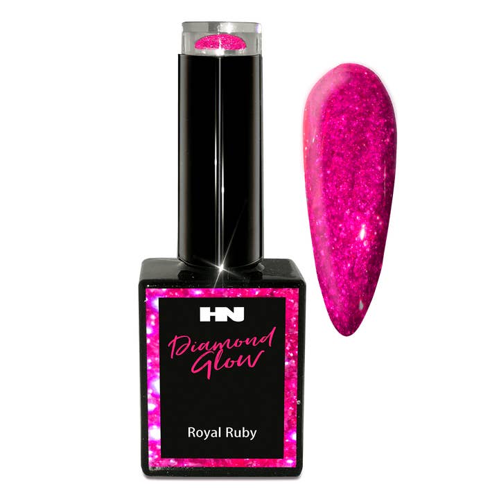 Brilho Diamante Brilho Royal Ruby 10ml por atacado de HOLLYWOOD NAILS