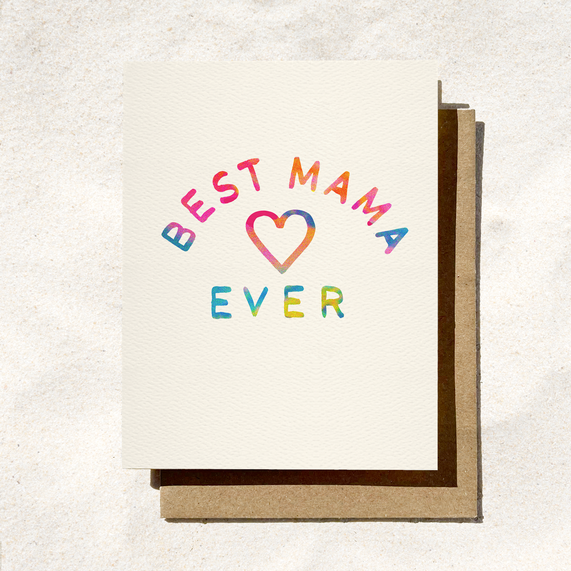 Daydream Prints - Wholesale Baby Card - Best Mama Ever Card | New Mom Card | Simple Mom Card5