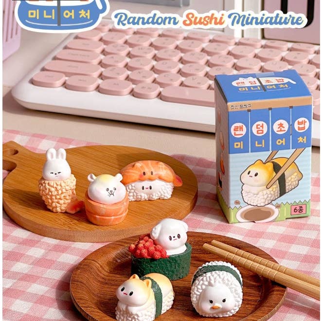 K_Wonderland - Wholesale Decorative Figurine - Random Sushi Animal Miniature Figure – Blind Box Toy