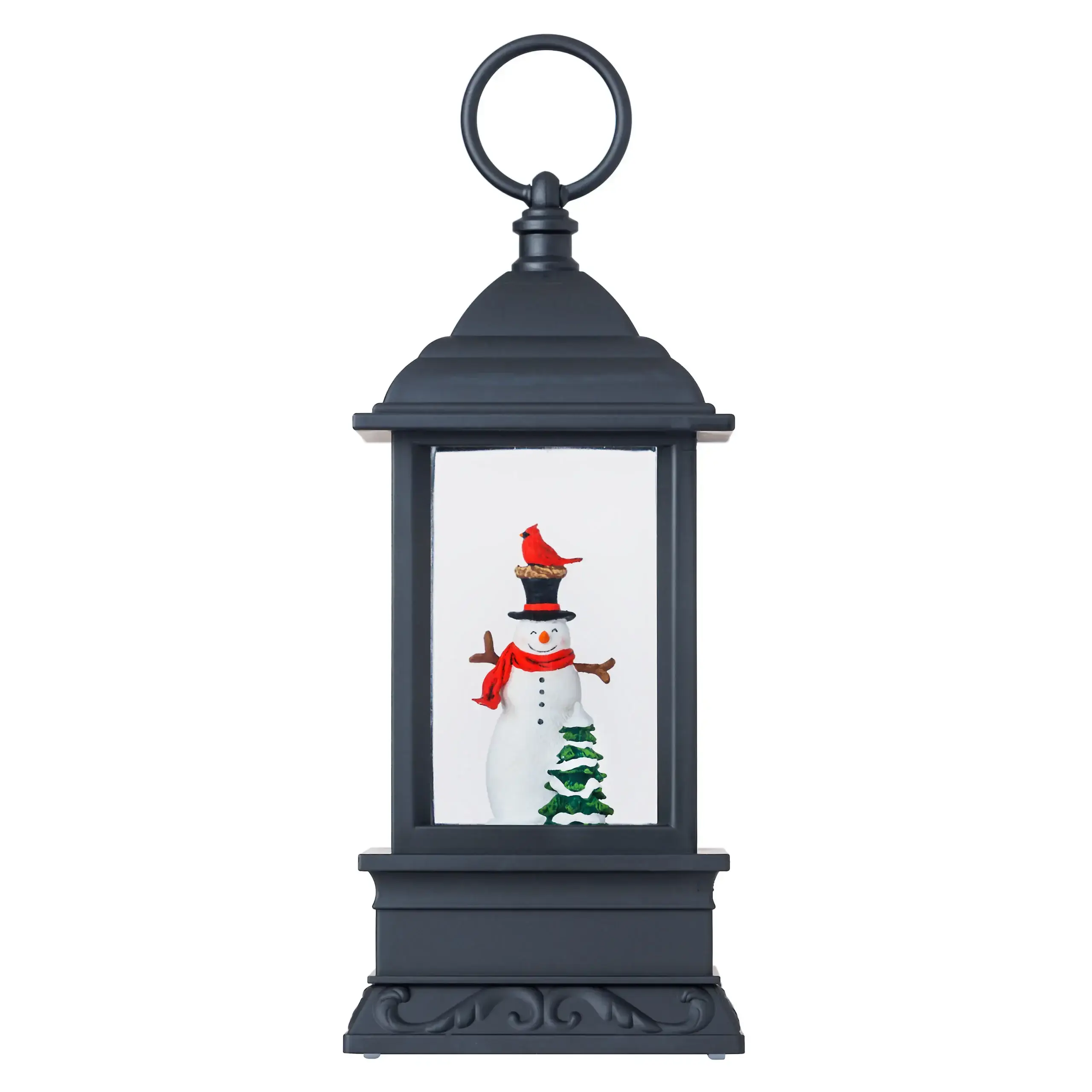 Second Nature by Hand - Wholesale Desk Globe - 9" H LED Snowman Plastic Water Lantern0