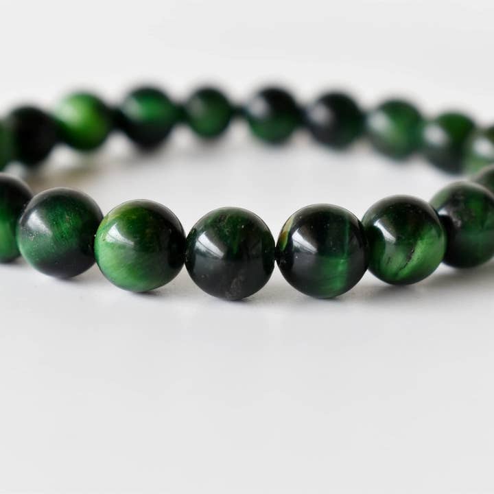 Soothing Crystals – Großhandel Perlenarmband – Heilungsarmband | Tigerkatzenauge grüne Edelsteinarmbänder