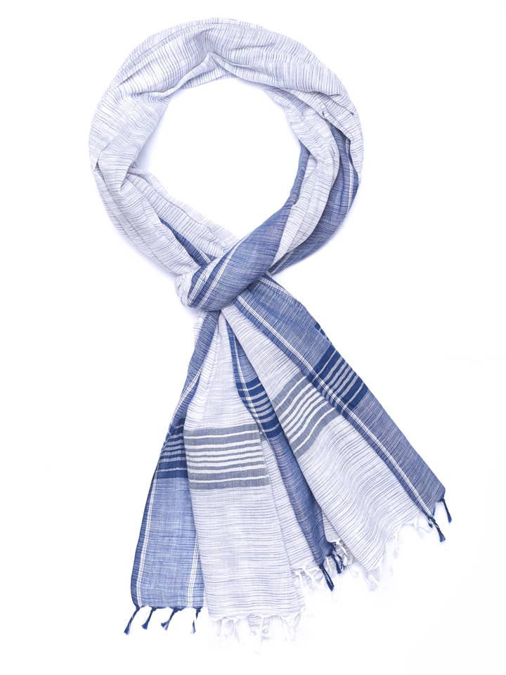 Soyez le changement - Bleu pour la vente par Indigo Handloom