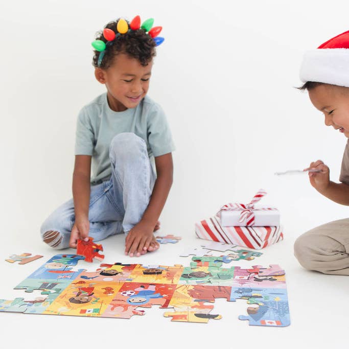 Kids For Culture - Wholesale Puzzle - Kids - Kids of the World: Jumbo Puzzle - 48 Pieces