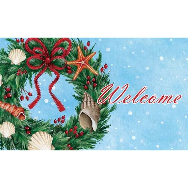 Custom Decor - Wholesale Wreath - Mat-Seashell Wreath