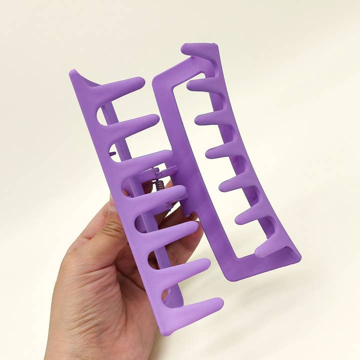 ACCITY - Wholesale Hair Clip - Women's - 5.12" Jumbo Flat Hair Claw Clip – Strong Hold_CWAHA10919