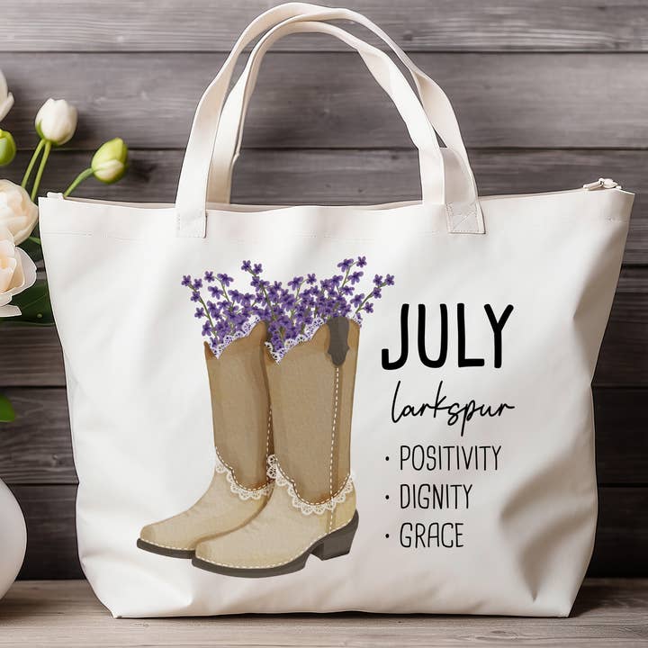 Borsa Tote July Bloom & Boot per la vendita all'ingrosso da parte di CoRo & Company