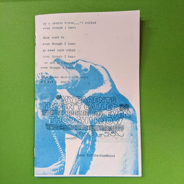 Zine - My Parents Haven't Called Poetry Zine By Maxx FG for wholesale by Push/Pull Press