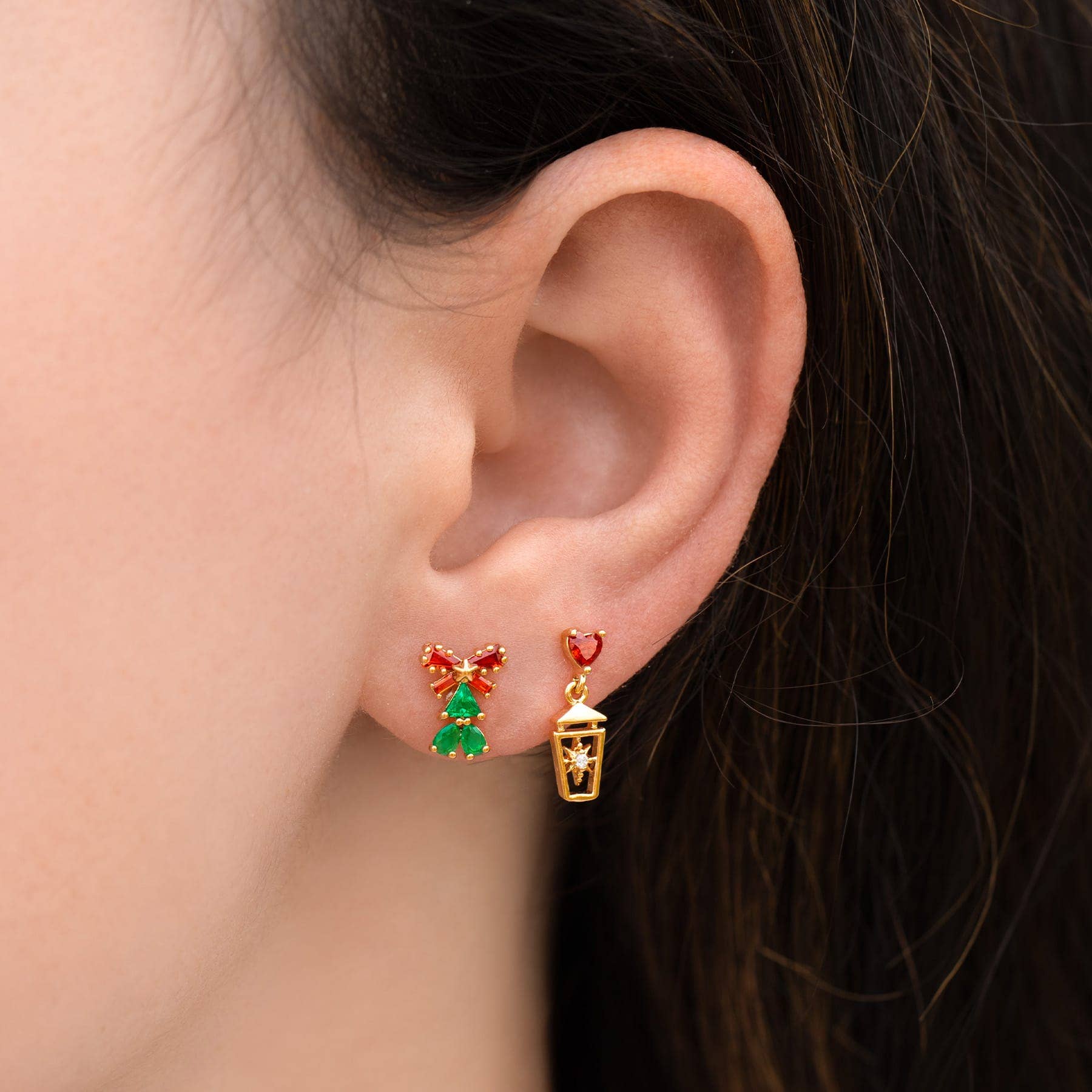 Girls Crew - Wholesale Jewelry Set - Tis the Season Stud Set2