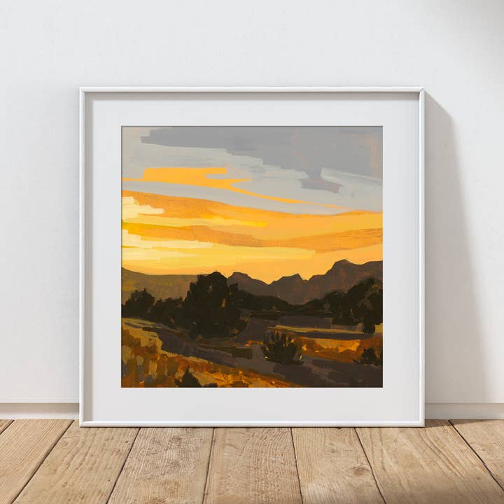 "Sunset Glow" | Print on Canvas for wholesale by E. Anderson Art