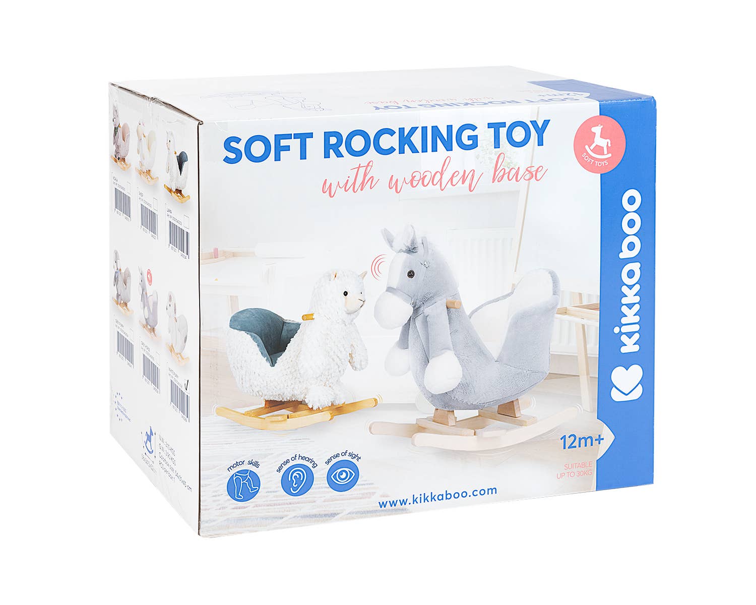 Kikkaboo - Wholesale Rocking Horse - Kids - Gray Horse Rocker With Seat And Sound2