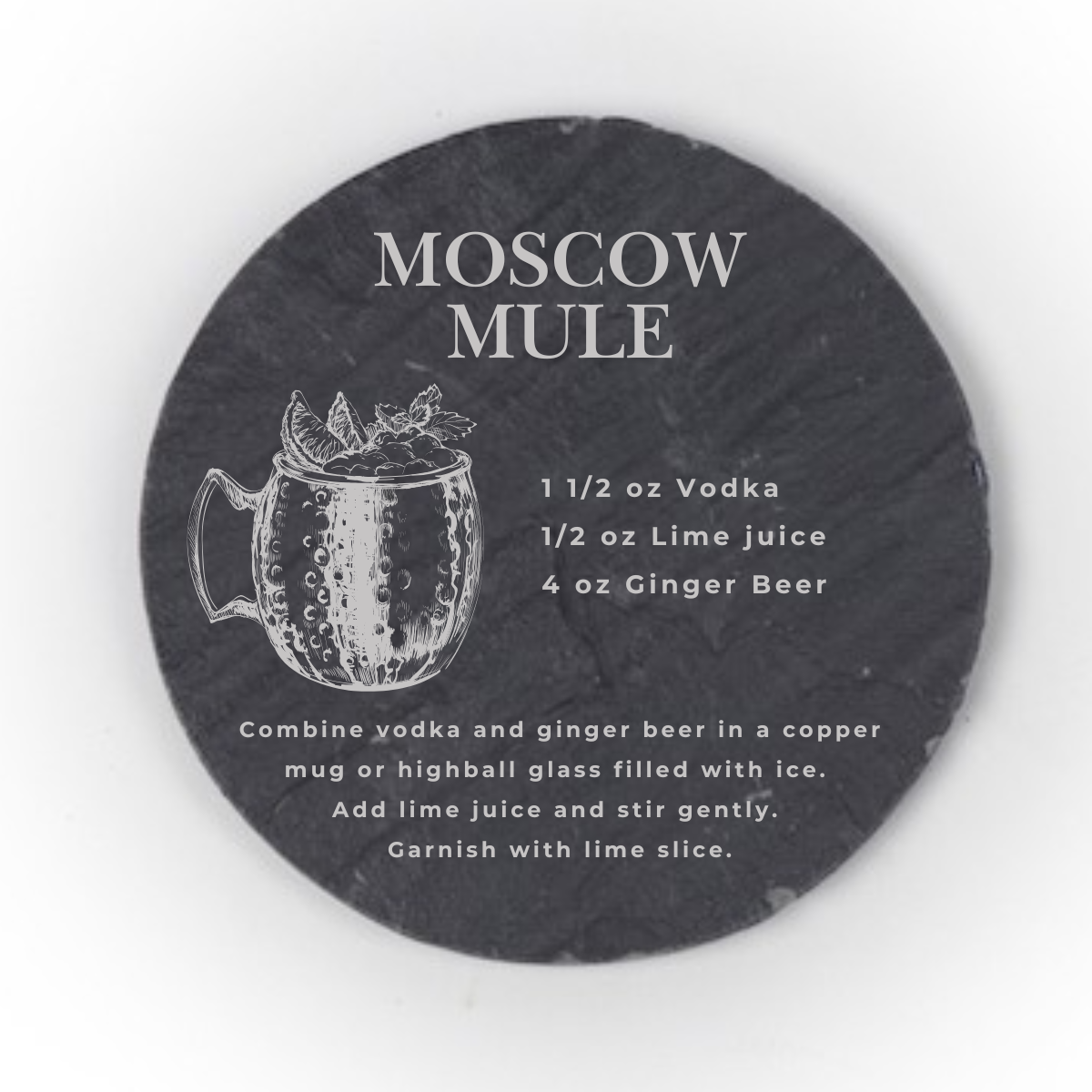 Nautically Northern - Wholesale Coasters - Classic Cocktail Recipe Coasters | Wood & Slate Bar Coasters16
