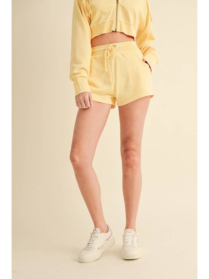 KIMBERLY C - Wholesale Korte broeken - Dames - Mineral Wash Shorts5