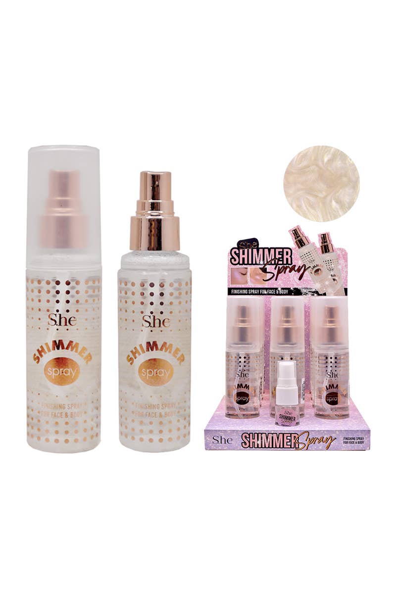PINEAPPLE Beauty - Wholesale Makeup Setting Spray/Powder - SHE SP1065GD Gold Face & Body Shimmer Spray - 120
