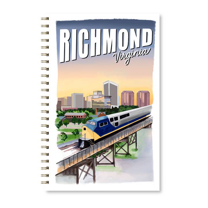 Richmond Virginia Notebook for wholesale by Morgan Swank Studio