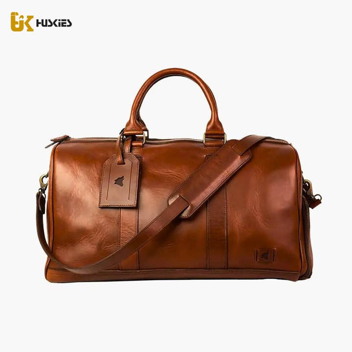 The Edinburgh Leather Duffle Bag | Exclusive Bespoke Leather Luxury by Atelier Huskies for wholesale by Atelier Huskies