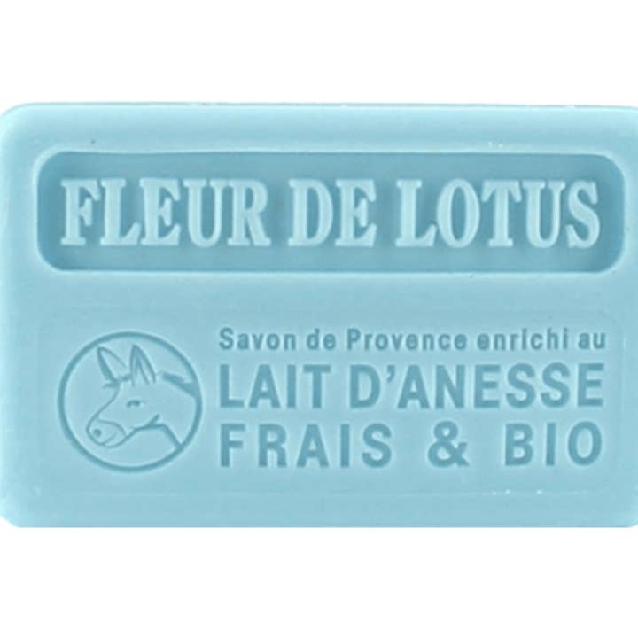 French Soap Wholesale - Wholesale Bar Soap - 100g Bio Donkey Milk French Soap - Lotus Blossom1