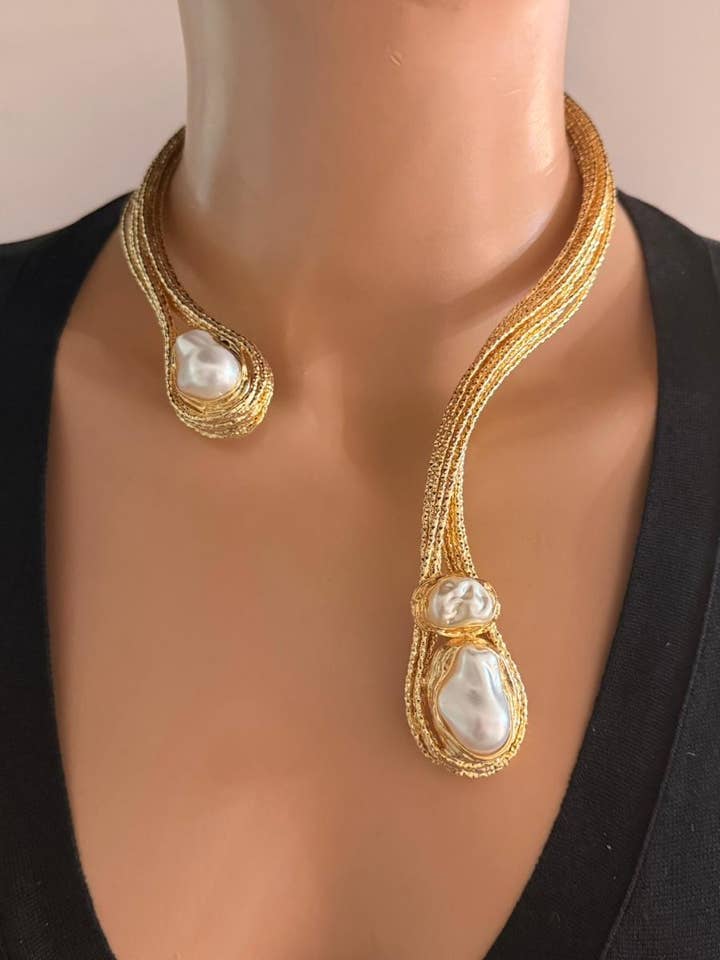 Pearl Multi-Strand Set for wholesale by BUBU BY TEKIN SHOP