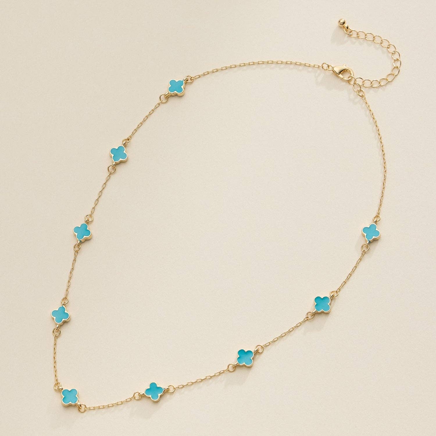 Lilla Haven - Wholesale Pendant/Charm Necklace - Gold Charm Necklace with Enamel Accents Elegant Minimalist Jewelry8