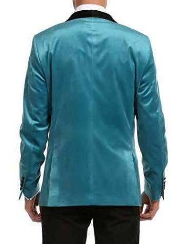 Ferrecci - Wholesale Blazer - Men's - Ferrecci - Enzo Men's Velvet Slim Fit Shawl Tuxedo Blazer68