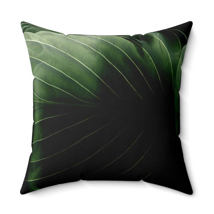 Coussin en fausse suède - Jungle Sourdine pour la vente par softcore interiors