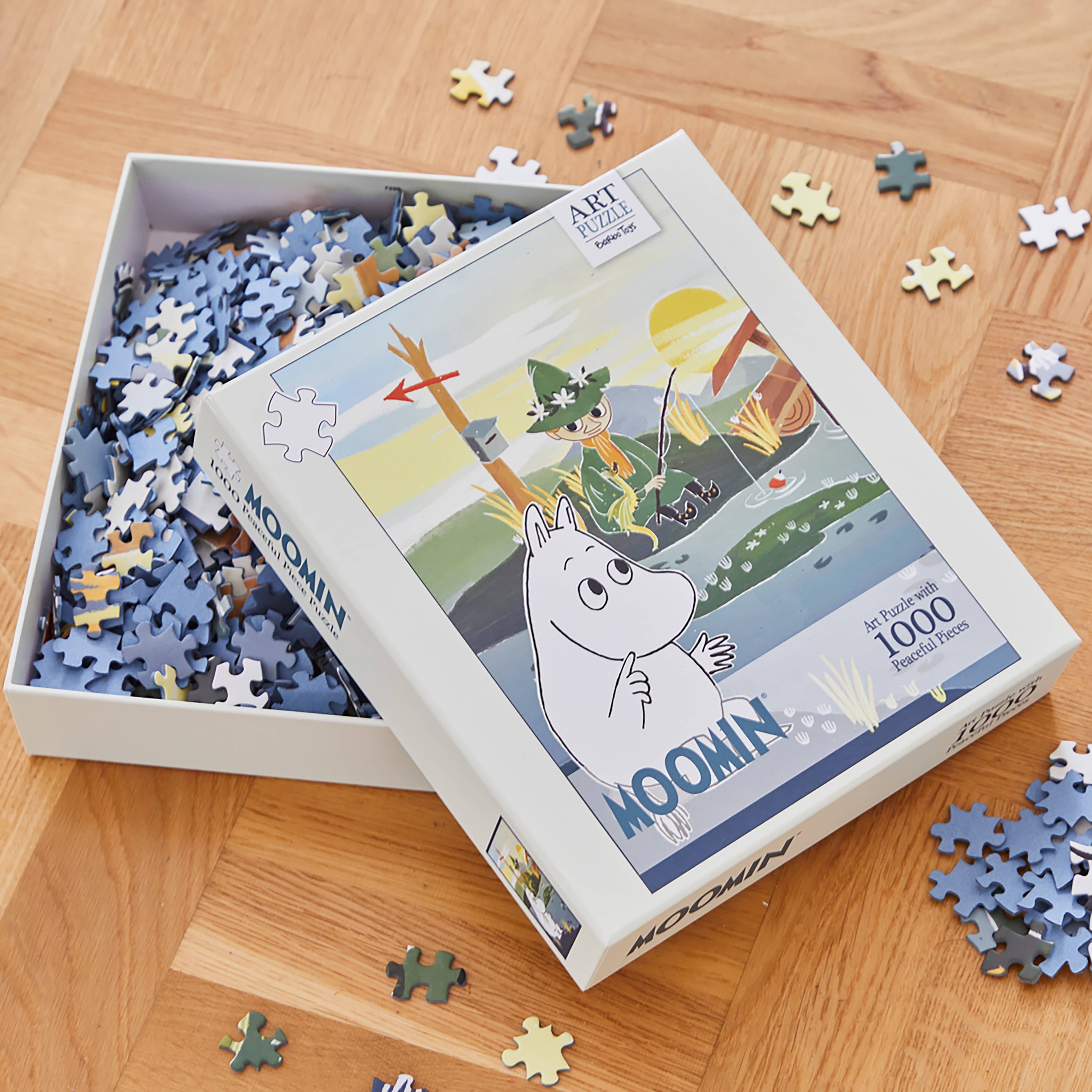 Barbo Toys – wholesale Pussel - Barn – Mumin konstpussel - 1000 bitar - Mumintrollen på bron - 20244