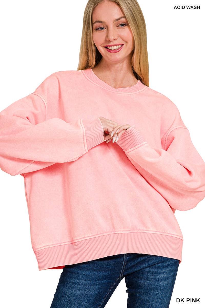 42POPS – Sweatshirt - Mulher por atacado – ',.._ Sweatshirt de Lã Polar Snow Wash53