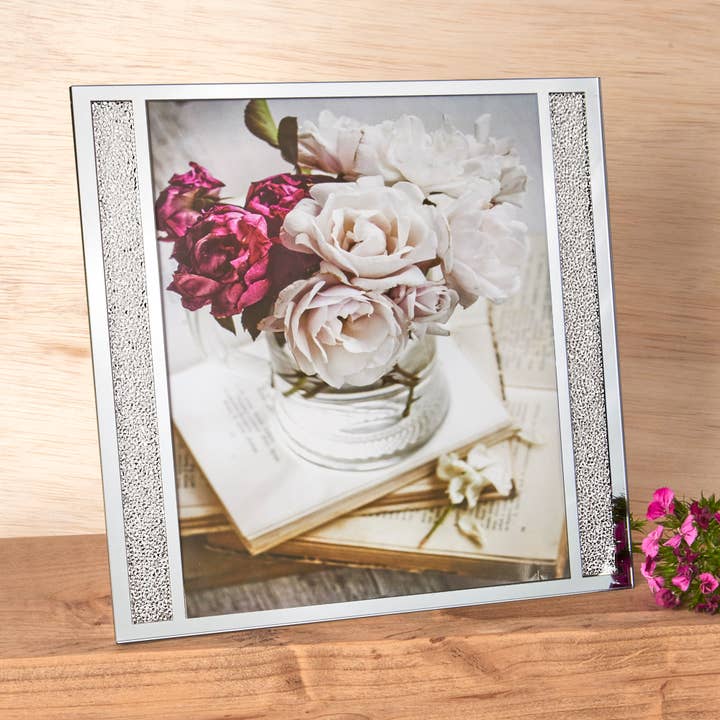 Lucerne Crystalized Picture Frame 5x7" for wholesale by Badash