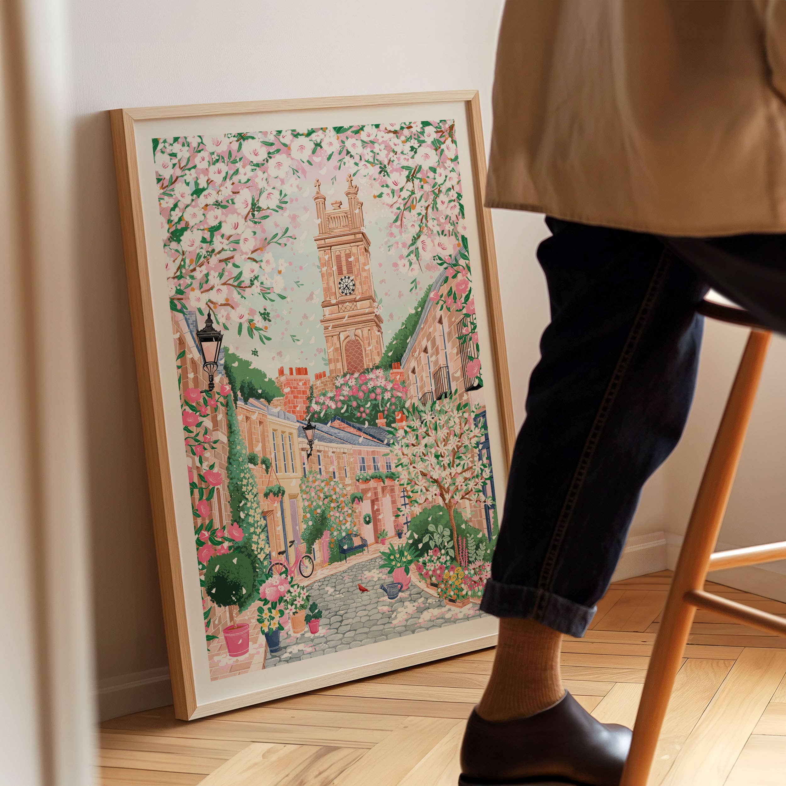 Simply, Katy – wholesale Art print – Circus Lane, Edinburgh2