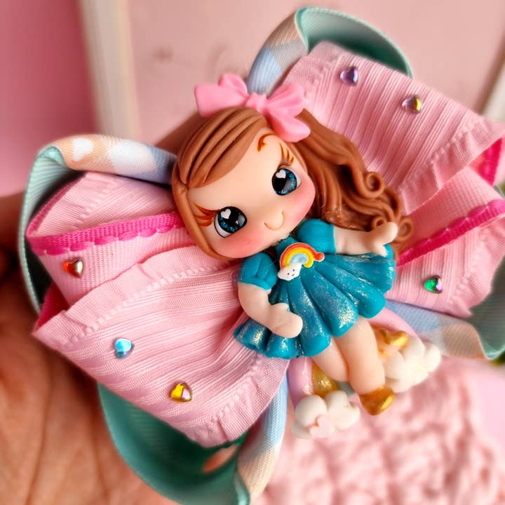 Tie G, Rainbow Girl voor wholesale door Laços e acessórios BabyGi