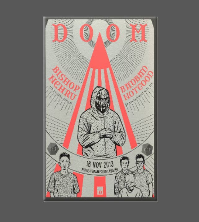 Ba Ba Buttons - Wholesale Magnet - MF DOOM, Magnet, Button, Mirror, Fridge Magnet, TOUR POSTER