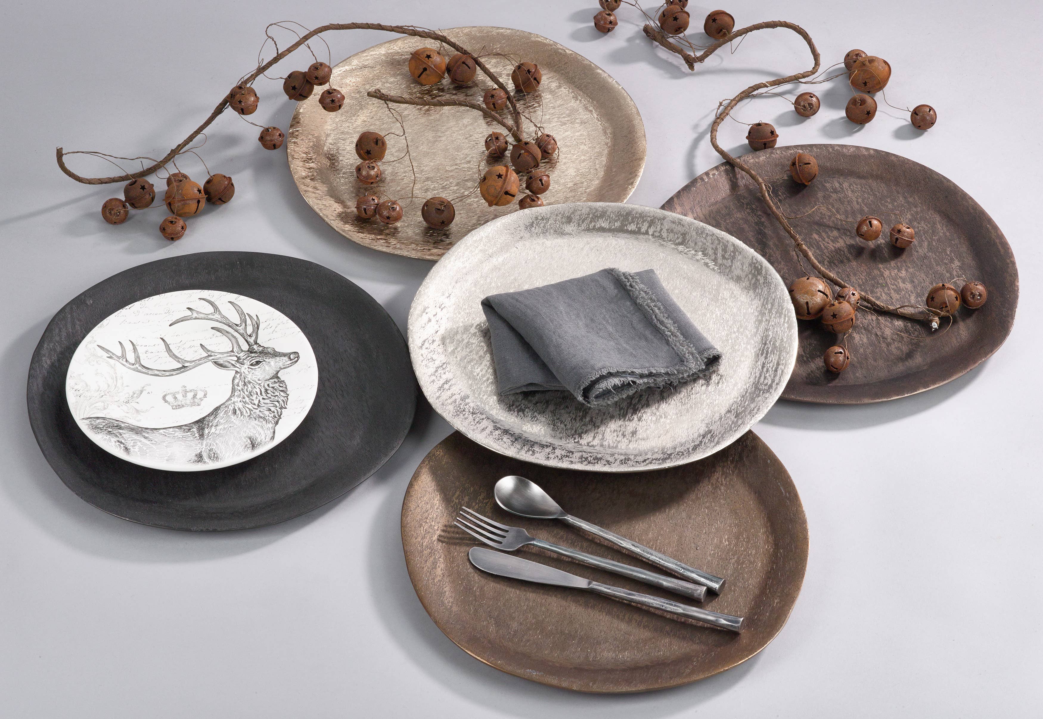 Saro Lifestyle - Wholesale Sierbord - Oplader van geborsteld aluminium1