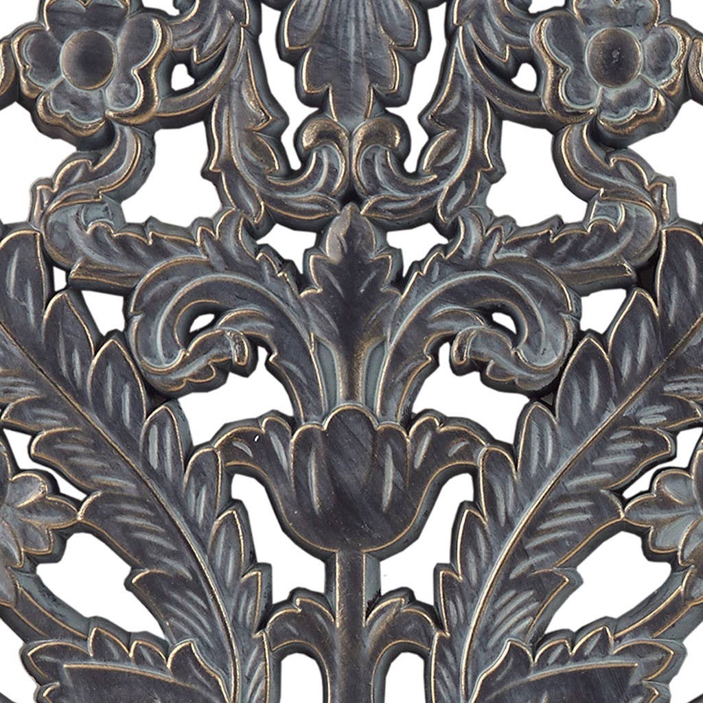 Olliix - Wholesale Gallery Wall Set - Antique Carved Wooden Boho Wall Art Decor, Dark2