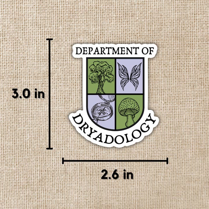 Kingdom of Threads - Wholesale Sticker - Department Of Dryadology Sticker | Emily Wilde
