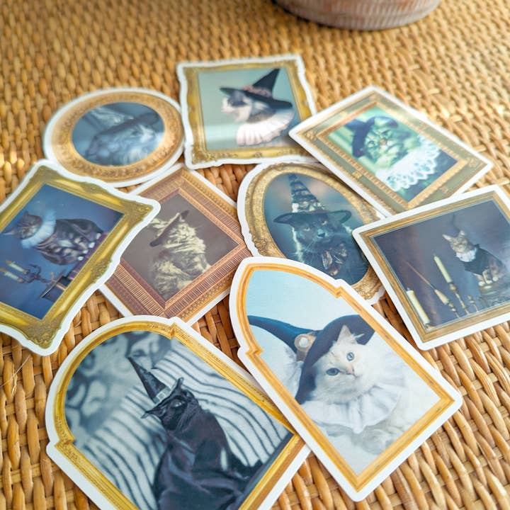 adesivi catwarts | hogwarts | harry potter per la vendita all'ingrosso da parte di allymakesmagic