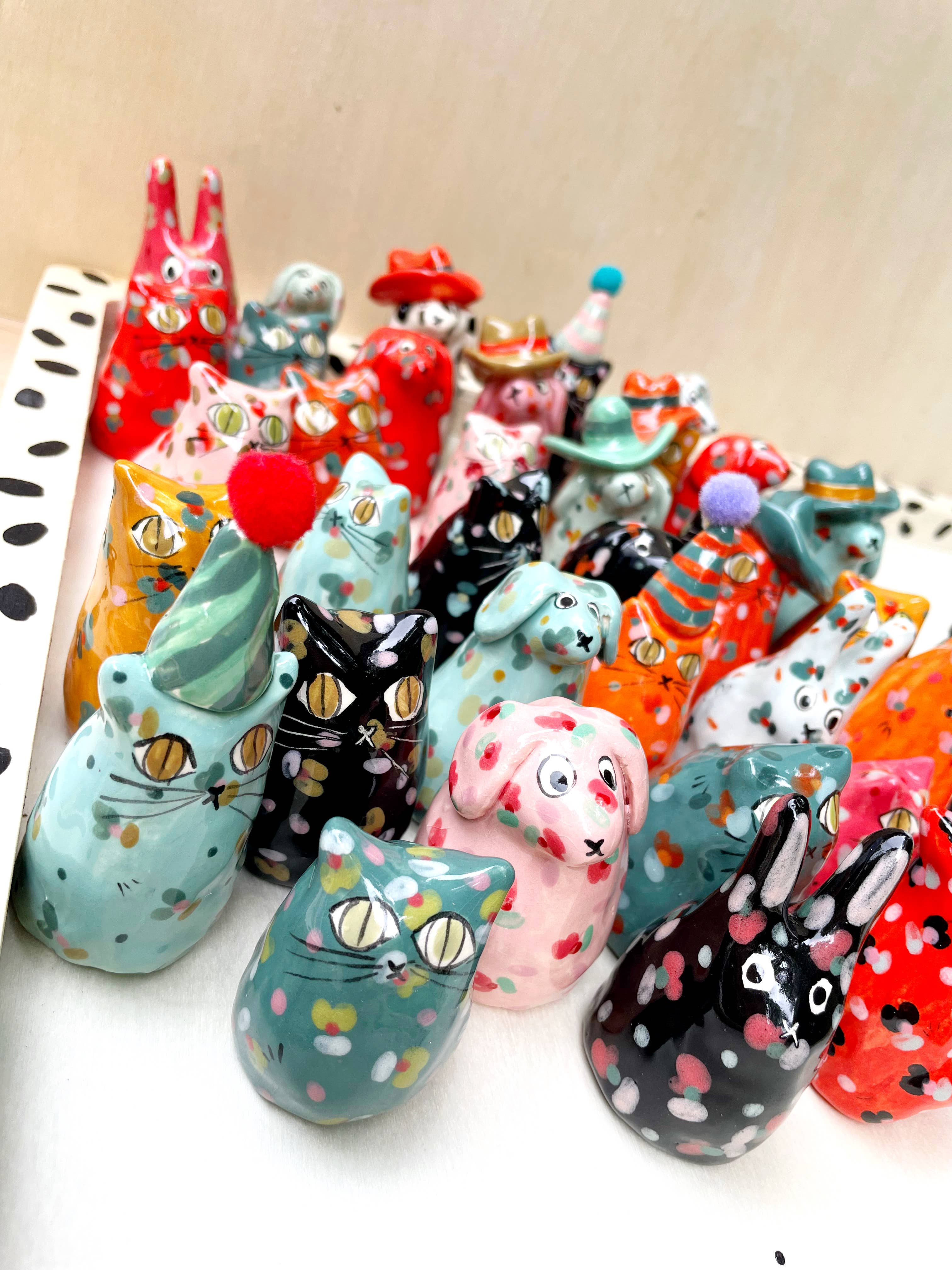 By Bianca Rae - Wholesale Decorative Figurine - Itty Bitty Kitty Committee 1