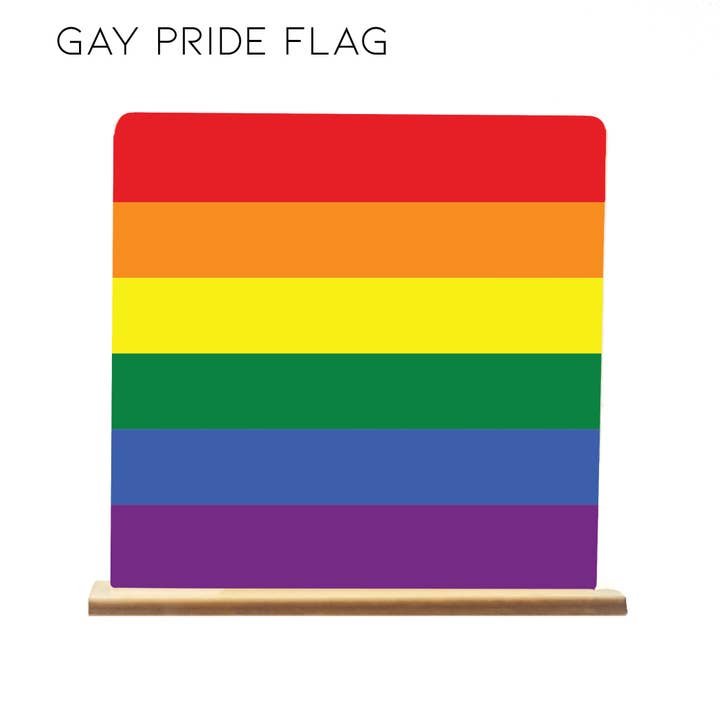 Hendryx Haus - Wholesale Sign - Pride LGTBQIA+ Wood Mini Signs11