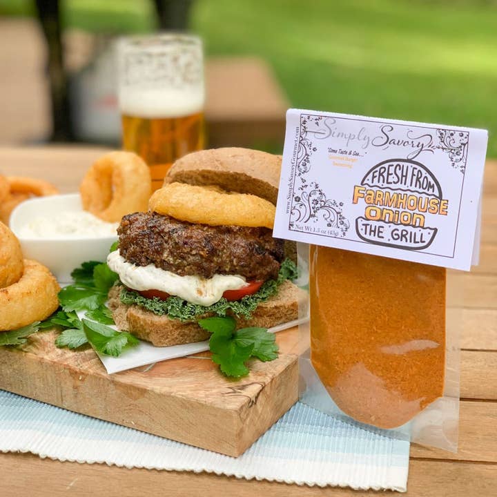Simply Savory - Wholesale Dried Spice Mix - Farmhouse Onion Gourmet Burger Blend