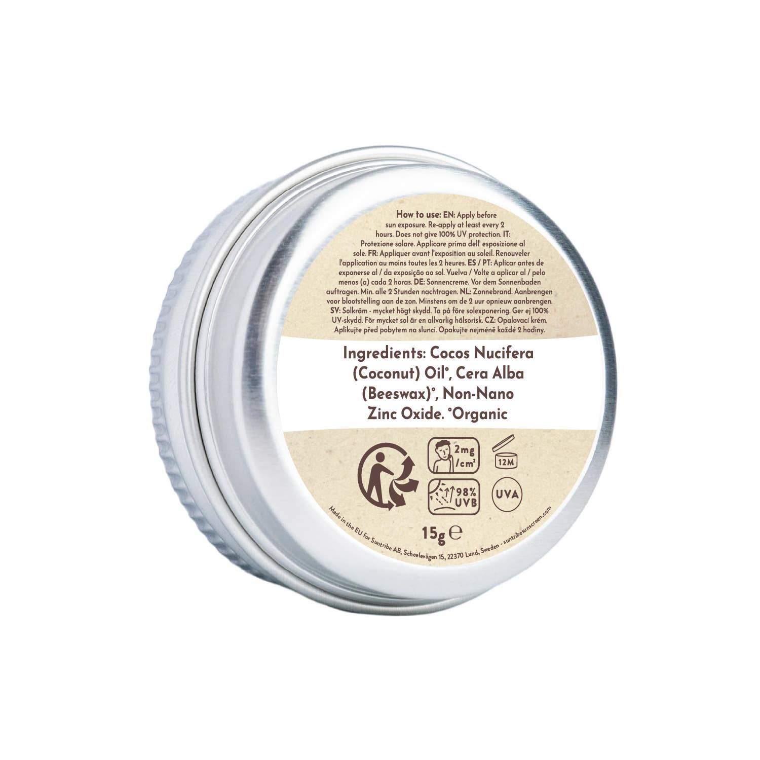 Suntribe - Wholesale Sunscreen - Suntribe Organic Mineral Face & Sport Zinc Sunscreen SPF 501