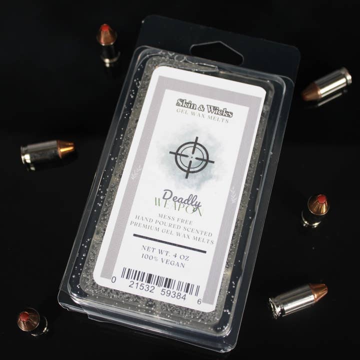 Deadly Weapon Gel Wax Melts for wholesale by Skin & Wicks